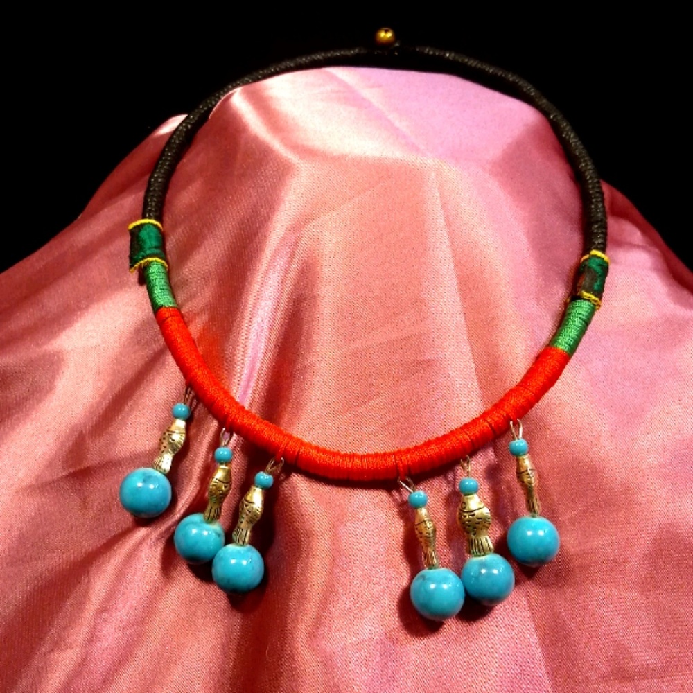 Handmade statement necklace
